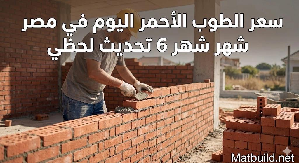 سعر الطوب الأحمر اليوم في مصر شهر 6 تحديث لحظي