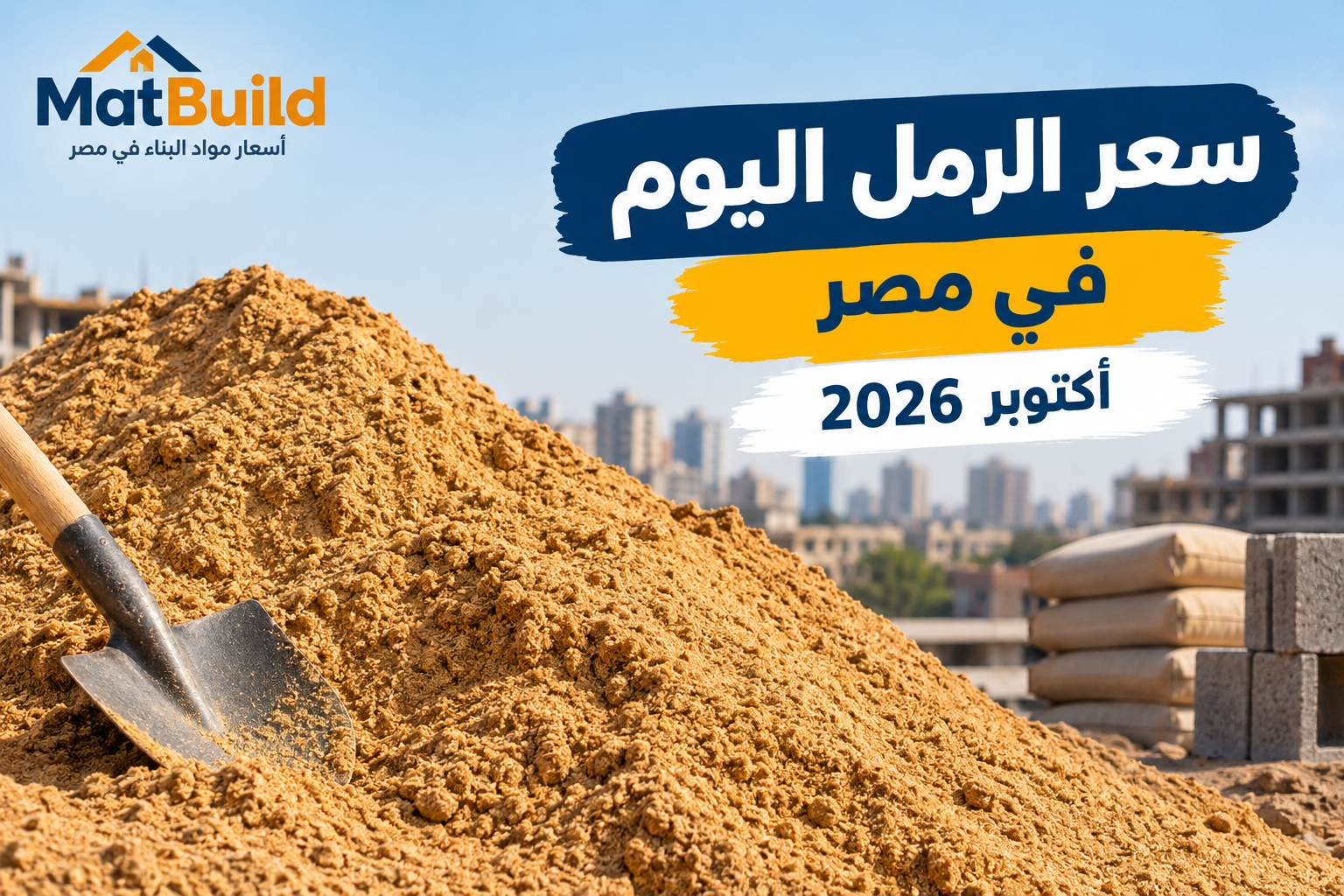 سعر الرمل اليوم في مصر أكتوبر 2026